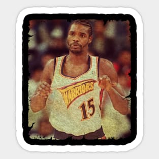 Latrell Sprewell in Warriors Sticker